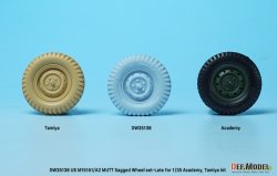 画像5: DEF.MODEL[DW35138]1/35 アメリカ陸軍M151A1/A2用自重変形ホイールセットフロントサスアーム付(タミヤ/アカデミー用)