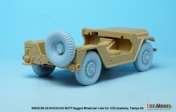 画像18: DEF.MODEL[DW35138]1/35 アメリカ陸軍M151A1/A2用自重変形ホイールセットフロントサスアーム付(タミヤ/アカデミー用)