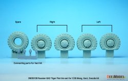 画像2: DEF.MODEL[DW35139]1/35 現用 ロシアGAZタイガー高機動装甲車用タイヤパンクセット(モンモデル/イグザクト/ズべズダ用）