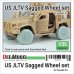 画像1: DEF.MODEL[DW35153]1/35 現用 アメリカ陸軍JLTV用自重変形タイヤセット(アイラブキット用) (1)