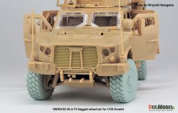 画像6: DEF.MODEL[DW35153]1/35 現用 アメリカ陸軍JLTV用自重変形タイヤセット(アイラブキット用)