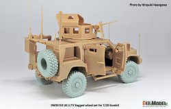 画像8: DEF.MODEL[DW35153]1/35 現用 アメリカ陸軍JLTV用自重変形タイヤセット(アイラブキット用)