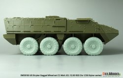 画像12: DEF.MODEL[DW35155]1/35 現用 アメリカ陸軍 M1126ストライカー 自重変形タイヤセット＃1 XMLタイプ(ストライカー装甲車シリーズ用)