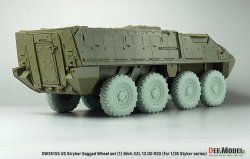 画像13: DEF.MODEL[DW35155]1/35 現用 アメリカ陸軍 M1126ストライカー 自重変形タイヤセット＃1 XMLタイプ(ストライカー装甲車シリーズ用)