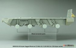 画像6: DEF.MODEL[DW35155]1/35 現用 アメリカ陸軍 M1126ストライカー 自重変形タイヤセット＃1 XMLタイプ(ストライカー装甲車シリーズ用)
