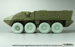 画像9: DEF.MODEL[DW35155]1/35 現用 アメリカ陸軍 M1126ストライカー 自重変形タイヤセット＃1 XMLタイプ(ストライカー装甲車シリーズ用)