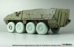 画像10: DEF.MODEL[DW35155]1/35 現用 アメリカ陸軍 M1126ストライカー 自重変形タイヤセット＃1 XMLタイプ(ストライカー装甲車シリーズ用)