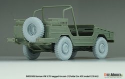 画像11: DEF.MODEL[DW35169]1/35 現用 ドイツ VWイルティス四輪駆動小型軍用車(Type183)用 自重変形タイヤセット＃1 フルダタイプ(ACE用)