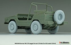 画像8: DEF.MODEL[DW35169]1/35 現用 ドイツ VWイルティス四輪駆動小型軍用車(Type183)用 自重変形タイヤセット＃1 フルダタイプ(ACE用)