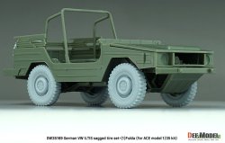 画像9: DEF.MODEL[DW35169]1/35 現用 ドイツ VWイルティス四輪駆動小型軍用車(Type183)用 自重変形タイヤセット＃1 フルダタイプ(ACE用)