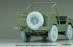 画像11: DEF.MODEL[DW35170]1/35 現用 ドイツ VWイルティス四輪駆動小型軍用車(Type183)用 自重変形タイヤセット＃1 G90タイプ(ACE用)