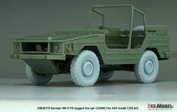 画像6: DEF.MODEL[DW35170]1/35 現用 ドイツ VWイルティス四輪駆動小型軍用車(Type183)用 自重変形タイヤセット＃1 G90タイプ(ACE用)