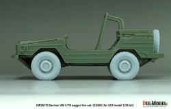 画像7: DEF.MODEL[DW35170]1/35 現用 ドイツ VWイルティス四輪駆動小型軍用車(Type183)用 自重変形タイヤセット＃1 G90タイプ(ACE用)