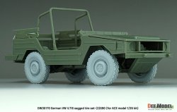 画像9: DEF.MODEL[DW35170]1/35 現用 ドイツ VWイルティス四輪駆動小型軍用車(Type183)用 自重変形タイヤセット＃1 G90タイプ(ACE用)
