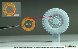 画像6: DEF.MODEL[DW35175]1/35 現用 アメリカ C-RAM w/HEMTT A3トラック用 自重変形タイヤセット(アイラブキット用)