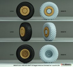 画像7: DEF.MODEL[DW35175]1/35 現用 アメリカ C-RAM w/HEMTT A3トラック用 自重変形タイヤセット(アイラブキット用)