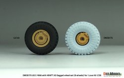画像8: DEF.MODEL[DW35175]1/35 現用 アメリカ C-RAM w/HEMTT A3トラック用 自重変形タイヤセット(アイラブキット用)