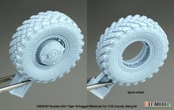 画像5: DEF.MODEL[DW35181]1/35 現用 露/ソ GAZ-233114ティーグルM高機動車 自重変形タイヤセット(ズベズダ/モンモデル用)