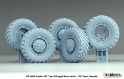 画像6: DEF.MODEL[DW35181]1/35 現用 露/ソ GAZ-233114ティーグルM高機動車 自重変形タイヤセット(ズベズダ/モンモデル用)
