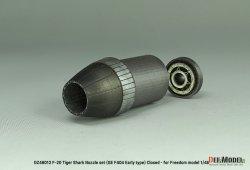 画像6: DEF.MODEL[DZ48012]1/48 現用 アメリカ F-20タイガーシャーク用GE F404初期型ノズルセット 閉状態(フリーダムモデルキット用)