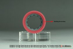 画像9: DEF.MODEL[DZ48012]1/48 現用 アメリカ F-20タイガーシャーク用GE F404初期型ノズルセット 閉状態(フリーダムモデルキット用)