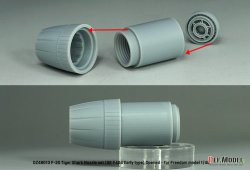 画像4: DEF.MODEL[DZ48013]1/48 現用 アメリカ F-20タイガーシャーク用GE F404初期型ノズルセット 開状態(フリーダムモデルキット用)