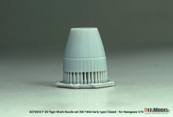 画像3: DEF.MODEL[DZ72012]1/72 現用 アメリカ F-20タイガーシャーク用GE F404初期型ノズルセット 閉状態(ハセガワ用)