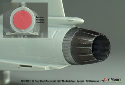 画像7: DEF.MODEL[DZ72013]1/72 現用 アメリカ F-20タイガーシャーク用GE F404初期型ノズルセット 開状態(ハセガワ用)