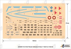 画像2: DEF.MODEL[JD14001]1/144 現用 アメリカ海軍艦上戦闘機F/A-18スーパーホーネットデカールセット ムービーコレクションNo.6「トップガン」2022(レベル用)