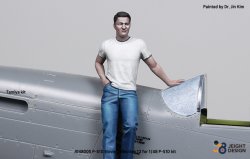 画像7: DEF.MODEL[JD48005]1/48 WWII アメリカ陸軍航空隊戦闘機 P-51Dマスタング デカール/フィギュアセット ムービーコレクションNo.12「トップガン」2022(タミヤ用)