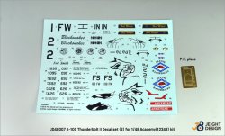 画像3: DEF.MODEL[JD48007]1/48 現用 アメリカ空軍 A-10Cデカールセット(2) 122FW/188FW(アカデミー用)