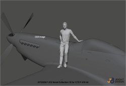 画像6: DEF.MODEL[JD72008]1/72 WWII アメリカ陸軍航空隊戦闘機 P-51Dマスタング デカール/フィギュアセット ムービーコレクションNo.13「トップガン」2022(タミヤなど用)