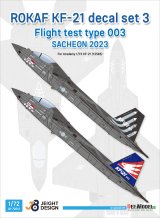 DEF.MODEL[JD72011]1/72 現用 韓国空軍 KF-21ボラメ用デカールセット＃3 試作003号機 サチョン基地2023(アカデミー用)