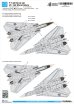 画像4: DEF.MODEL[JD72015]1/72 現用 アメリカ海軍艦上戦闘機F-14Aデカールセット VF-142ゴーストライダーズ(アカデミー用) (4)