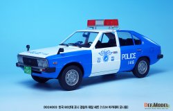 画像5: DEF.MODEL[DD24003]1/24 1980年代 韓国　ヒュンダイ・ポニー パトカー仕様改造セット(デカール付)