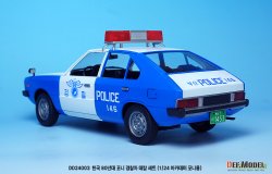画像6: DEF.MODEL[DD24003]1/24 1980年代 韓国　ヒュンダイ・ポニー パトカー仕様改造セット(デカール付)