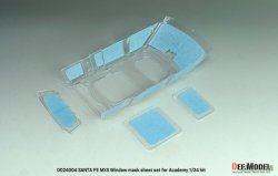 画像4: DEF.MODEL[DD24004]1/24 現用 ヒョンデ サンタフェMX5用ウインドウマスクシート/ロゴメタルステッカーセット(アカデミー用)