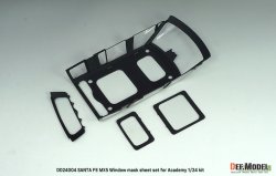 画像5: DEF.MODEL[DD24004]1/24 現用 ヒョンデ サンタフェMX5用ウインドウマスクシート/ロゴメタルステッカーセット(アカデミー用)