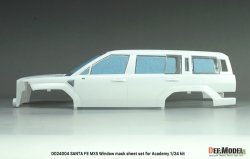 画像6: DEF.MODEL[DD24004]1/24 現用 ヒョンデ サンタフェMX5用ウインドウマスクシート/ロゴメタルステッカーセット(アカデミー用)