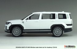 画像10: DEF.MODEL[DD24004]1/24 現用 ヒョンデ サンタフェMX5用ウインドウマスクシート/ロゴメタルステッカーセット(アカデミー用)