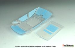 画像4: DEF.MODEL[DD24005]1/24 現用 韓国 ヒョンデ・グレンジャーGN7 ウインドウマスクシートセット(アカデミー用)