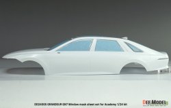 画像5: DEF.MODEL[DD24005]1/24 現用 韓国 ヒョンデ・グレンジャーGN7 ウインドウマスクシートセット(アカデミー用)