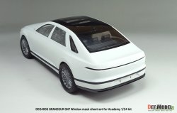 画像13: DEF.MODEL[DD24005]1/24 現用 韓国 ヒョンデ・グレンジャーGN7 ウインドウマスクシートセット(アカデミー用)