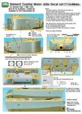 DEF.MODEL[DD35004]1/35 WWII独 ティーガーI 中/後期型 ツィンメリットデカールセット #1(アカデミー/タミヤ用)