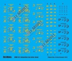 画像2: DEF.MODEL[DD35008]1/35 WWII米 弾薬箱デカールセット