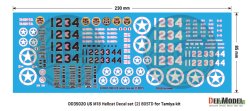 画像2: DEF.MODEL[DD35020]1/35 WWII アメリカ陸軍M18ヘルキャット用デカール2 第3軍第805戦車駆逐大隊