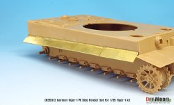 画像3: DEF.MODEL[DE35012]1/35 ティーガーI サイドスカートセット(汎用)