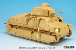 画像2: DEF.MODEL[DE35013]1/35ソミュアS35 エッチングディテールアップセット ( 1/35 タミヤ　ソミュア S35用)