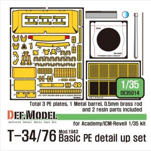 画像1: DEF.MODEL[DE35014]1/35 WWII露 T-34/76 基本ディティールセット(アカデミー/ICM用) (1)