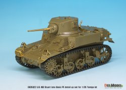 画像3: DEF.MODEL[DE35022]1/35 WWII米 M3軽戦車後期型 エッチング基本セット(タミヤ用)